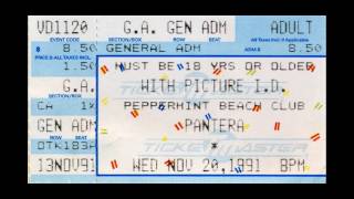 Pantera - Live in Virginia Beach - November 20, 1991- Cowboys From Hell Tour
