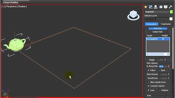 3DSMax2012 - Path and Trajectories - Percentage