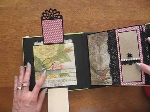 Baby Scrapbook Mini Album (based on my interactive 8x8 album tutorial) 