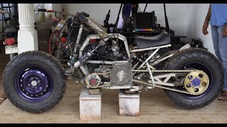 All-Wheel Drive Adventure Bike part 4 | 2WD system making with front drive On - Off