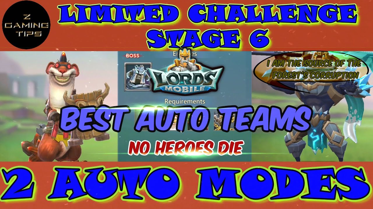 Mastercook Limited Challenge Stage 6 - Crazy Chef (2 Best Auto Modes | Lords Mobile)