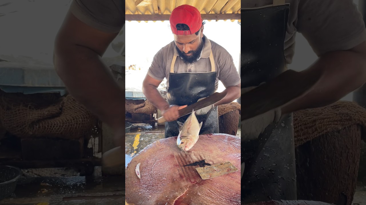 INSANE Trevally Fish Cutting Skills! 😳 FASTER Than a Machine 