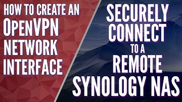 Connect Two Synology NAS Devices Using OpenVPN!