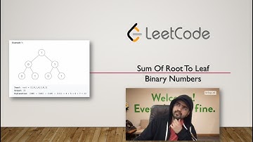 SUM OF ROOT TO LEAF BINARY NUMBERS - CODING INTERVIEW QUESTION - LEETCODE 1022