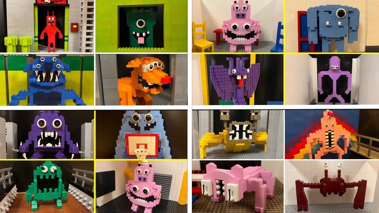 All LEGO Garten of Banban 4 Monsters Compilation!