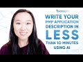 How To Finish Your PMP Application In Less Than 10 Mins Using AI!