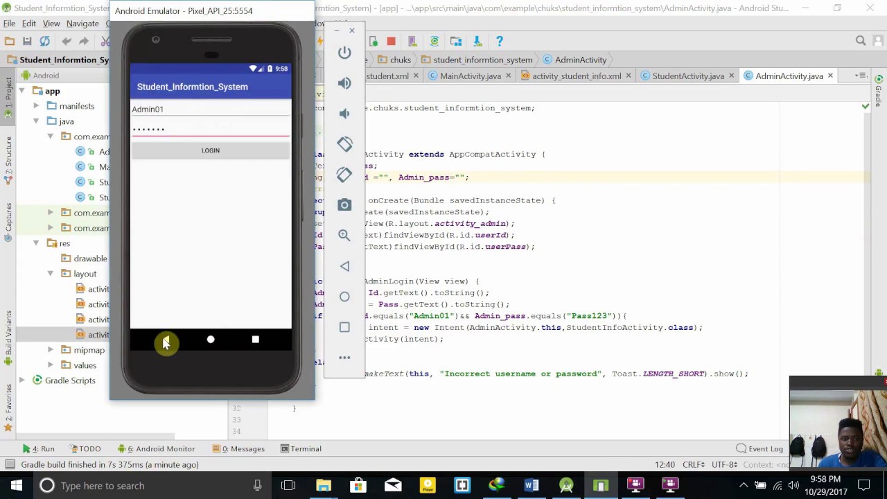 Mobile Application Development Lab Exp 2:Student Information System ...