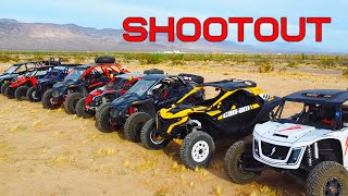 Biggest SXS Shootout! Maverick R, Speed, Pro R, TurboR, Yxz, X3, Suspension and Brakes!