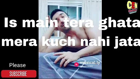 Aijaz khan || musical.ly || Is me tera ghata mera kuch nahi jata