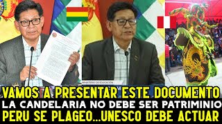 REPRESENTANTE BOLIVIANO QUIERE que QUITEN ala CANDELARIA PERUANA como PATRIMONO de la HUMANIDAD