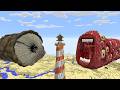 SURVIVING FROM DUNE SANDWORM AND TRAIN EATER in Minecraft SURVIVING FROM DUNE SANDWORM AND TRAIN EATER in Minecraft