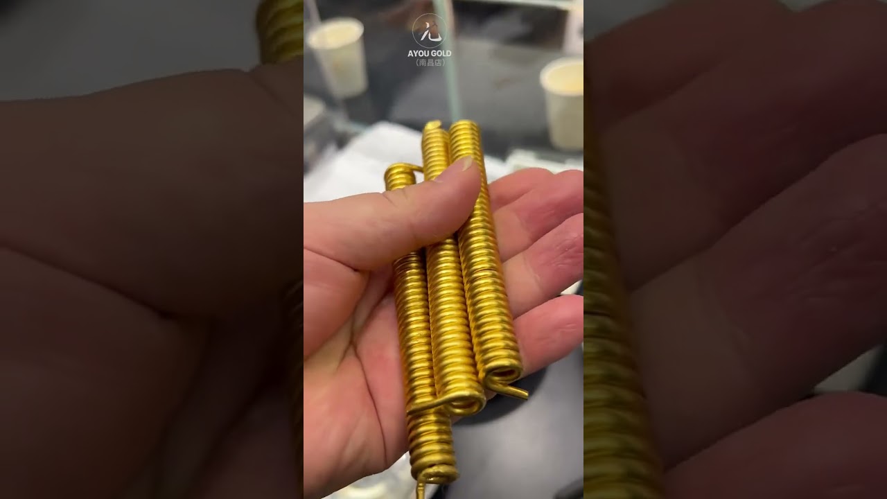 A two-jin gold brick cut in half to make six Cuban chains is all the gold now available fo