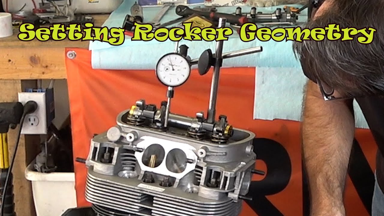 Настройка геометрии коромысла и определение длины толкателя