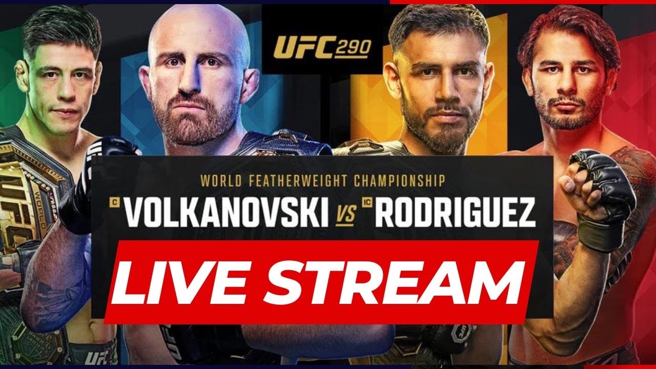 UFC 290: Volkanovski vs. Rodriguez Saturday, July 8, Exclusively on ESPN+  PPV - ESPN Press Room U.S.