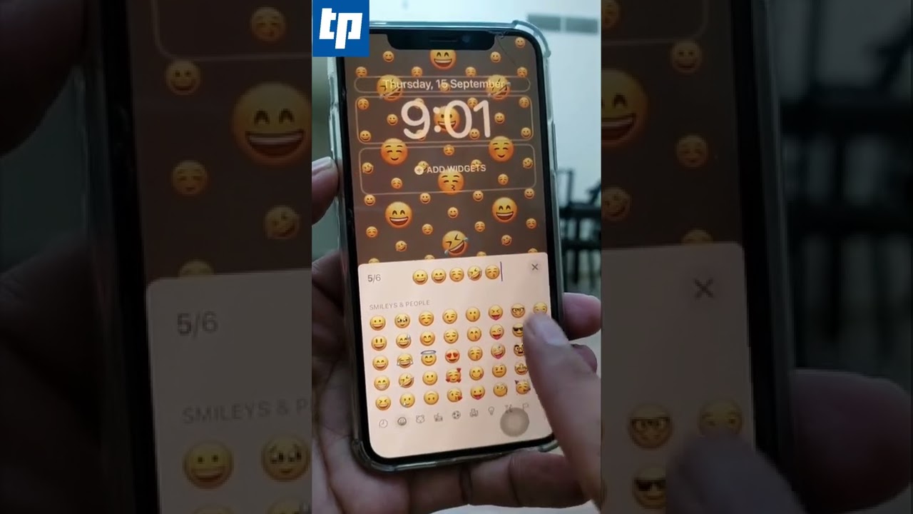 How To Make Emoji Wallpaper With IOS16 iPhone | iPhone Mein Emoji Wallpaper Kaisy Bnaty Hain