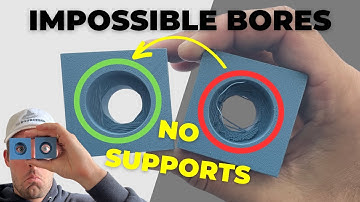 How to Design 3D Printed Bores Without Supports