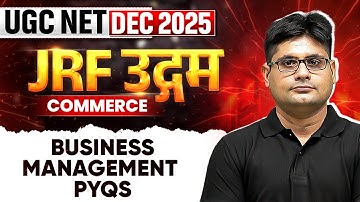 UGC NET Dec 2025 Commerce | Business Management - PYQs | UGC NET Commerce | Saurabh Sir