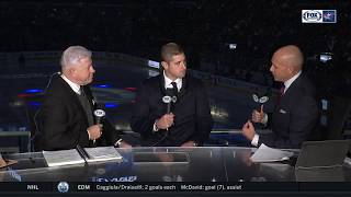 Brandon Dubinsky 2nd Intermission Interview (Oct. 27, 2018)