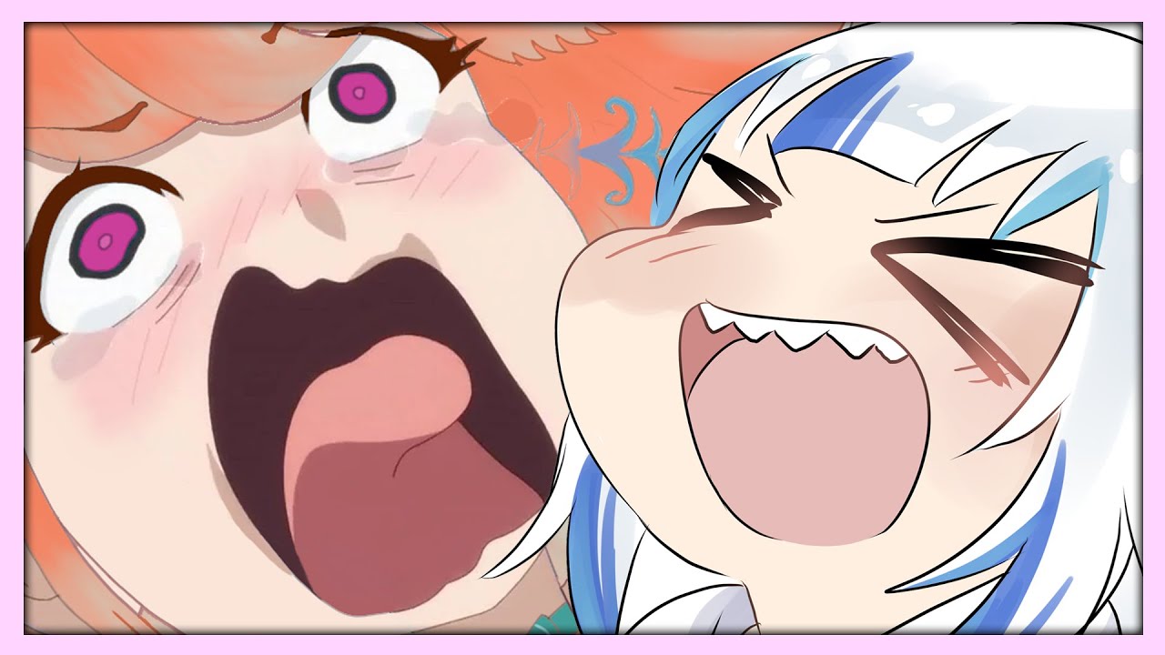 Kiara's first real horror game experience... (with Gura)