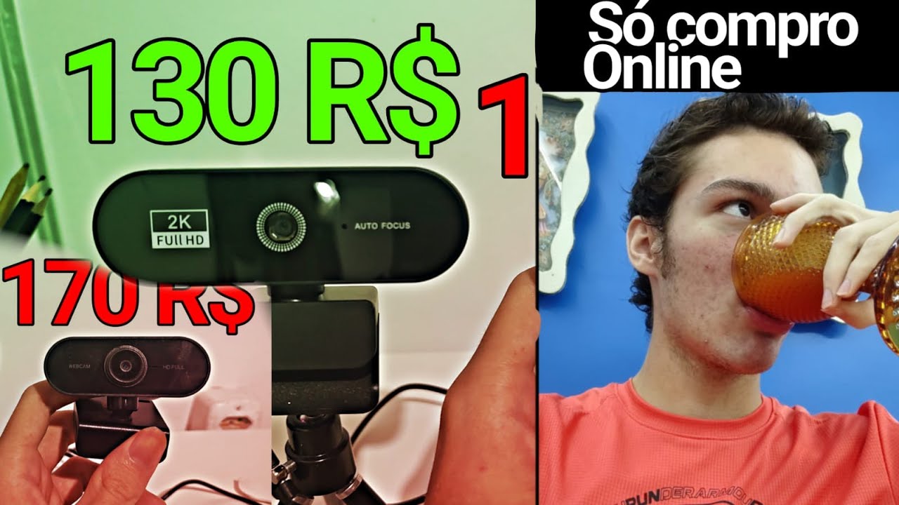 Testando minha nova Webcam mais barata e bem melhor, NUNCA MAIS COMPRO NADA NA MINHA CIDADE!!! Live!