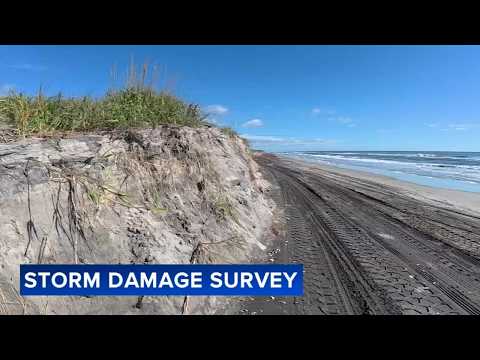 New Jersey Governor Mikie Sherrill surveys nor'easter storm damage