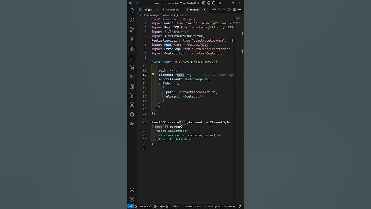 Nested route router outlet component in react router v6 react18 youtube