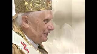 Messe Début Pontificat Pape Benoit XVI. Rome 24.4.2005