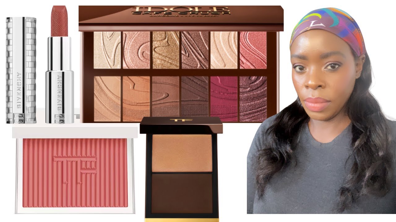 TRYING NEW MAKEUP | Tom Ford New Blush 01 ALPINE BLUSH, IDOLE CAFE CRUSH EYESHADOW, Givenchy Lipstic