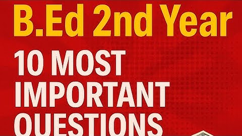 Knowledge and curriculum B.Ed important questions for all universities @Ranchiuniversity @B.ed