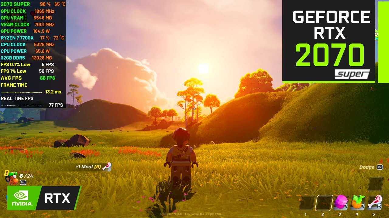 RTX 2070 SUPER - Fortnite (1080p Max Graphics DLSS/ON) - YouTube