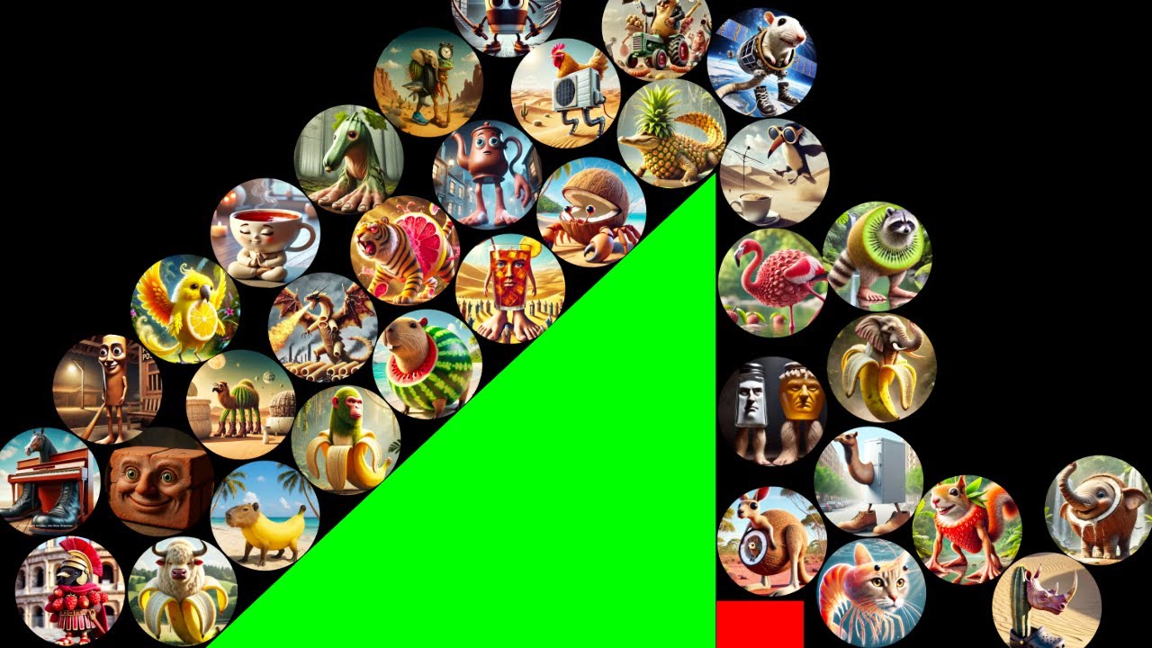 ALL 50 Anomalies Italian Brainrot Survival Marble Race ! Who will Survive?