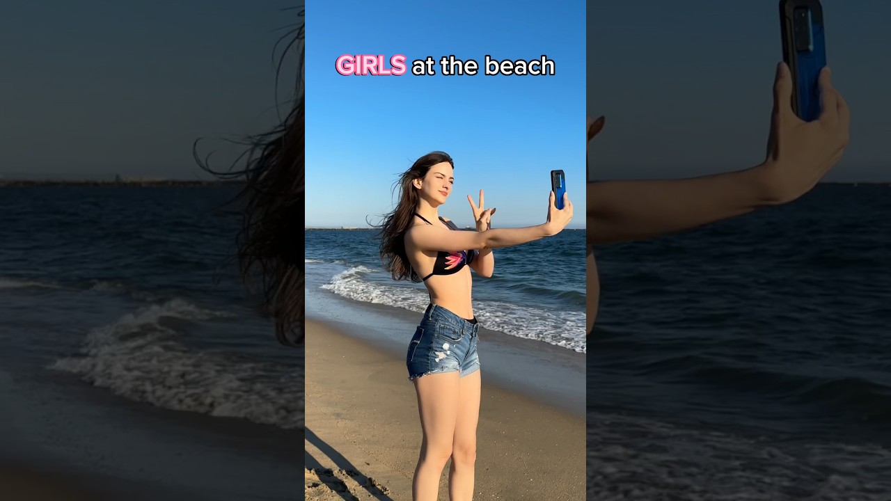 GUYS vs GIRLS at the beach 🏖️ 😂