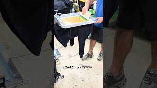 Clean Two-Color Print #screenprinting #plastisolink #twocolorprint #printlife #tshirtprinting