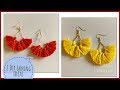 Handmade tassel earrings || How to make tassel earrings ||JA Jewelry &amp; Crafts