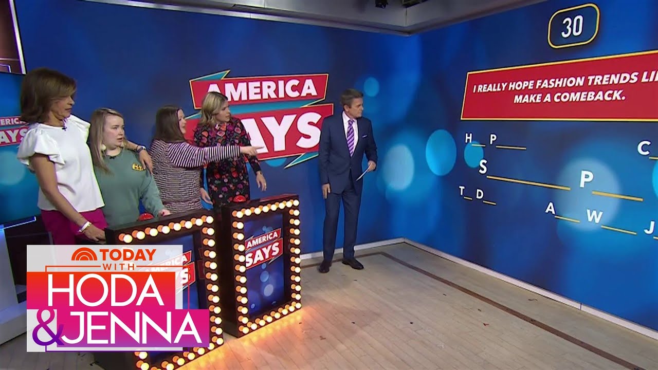 TODAY fans play ‘America Says’ with Hoda & Jenna