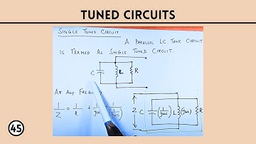 Tuned Circuit | Circuit Theory | UNIT 5 | EEE with prof. RKN | Video 45