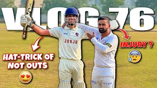 HAT-TRICK OF NOT OUTS?😍 Chasing with BROKEN Finger😰| 40 Overs Cricket Match