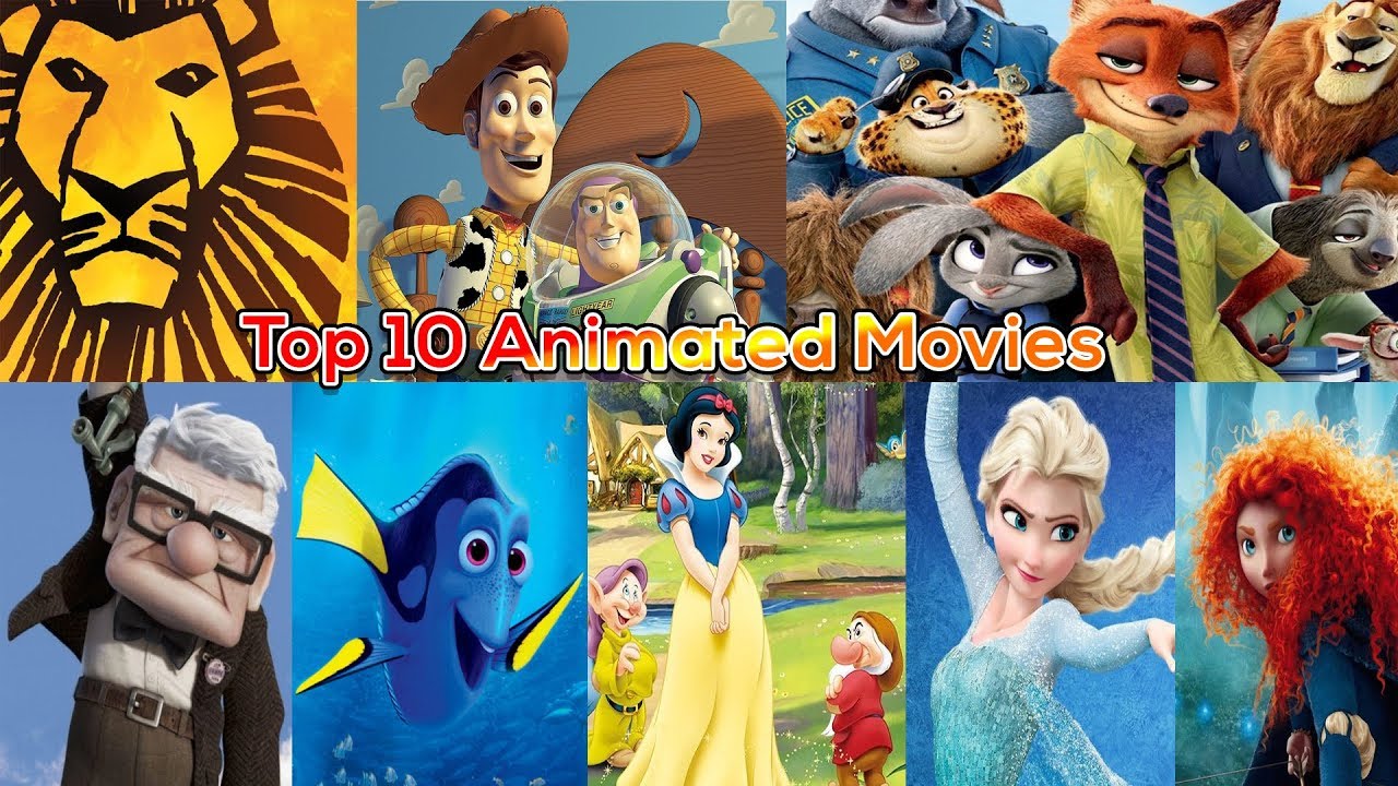 Top 10 Animated Movies Of All Time | Best Kids Animation Movies Review ...