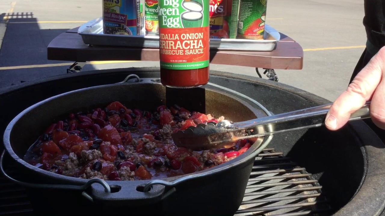Big Green Egg Chili YouTube