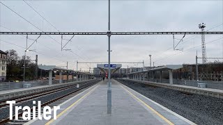 Trailer - Nové železniční stanice v Praze [4K]