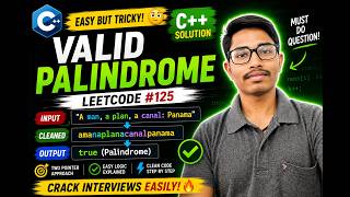 This String Problem Confuses Beginners! | LeetCode 125 🔥