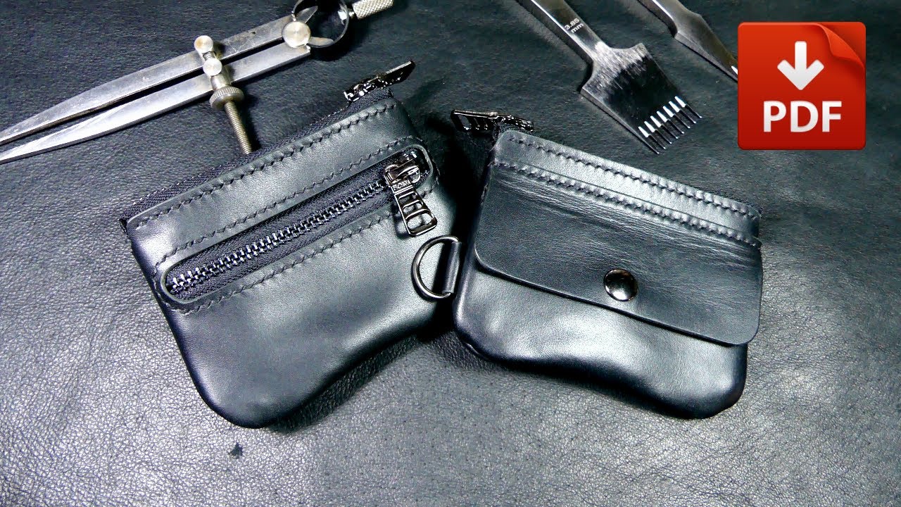 Como Hacer un MONEDERO con CREMALLERA/con PATRÓN para descargar.