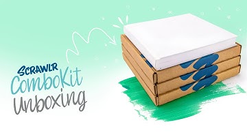 How Many Art Supplies?! Unboxing and Creating With The ScrawlrBox Essentials ComboKit