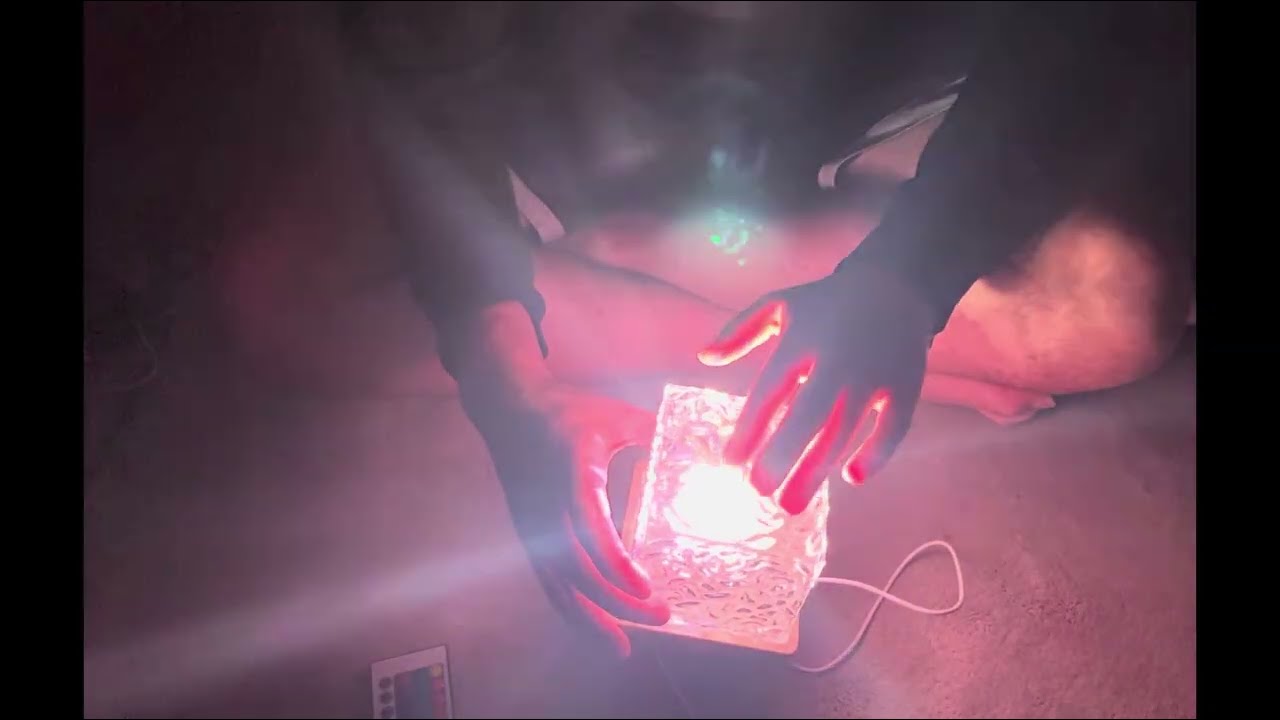 ASMR: Let my magic light distract you from your worries (Tapping/Whispering/lo-fi)