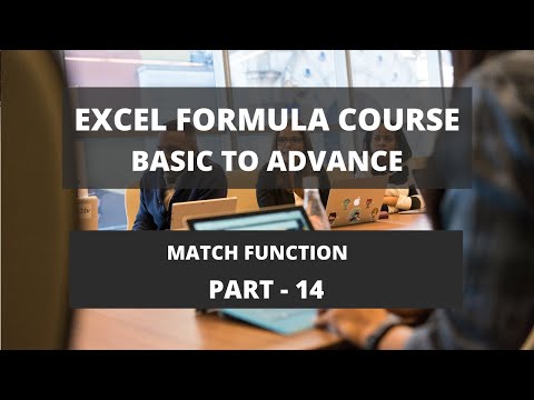 Part 14: Microsoft Excel Formula Course - Match function in excel [Step-by-Step Guide]