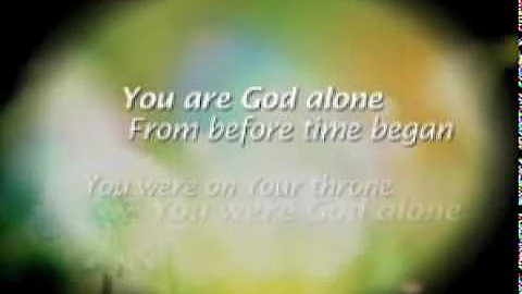 You Are God Alone (Not a God)