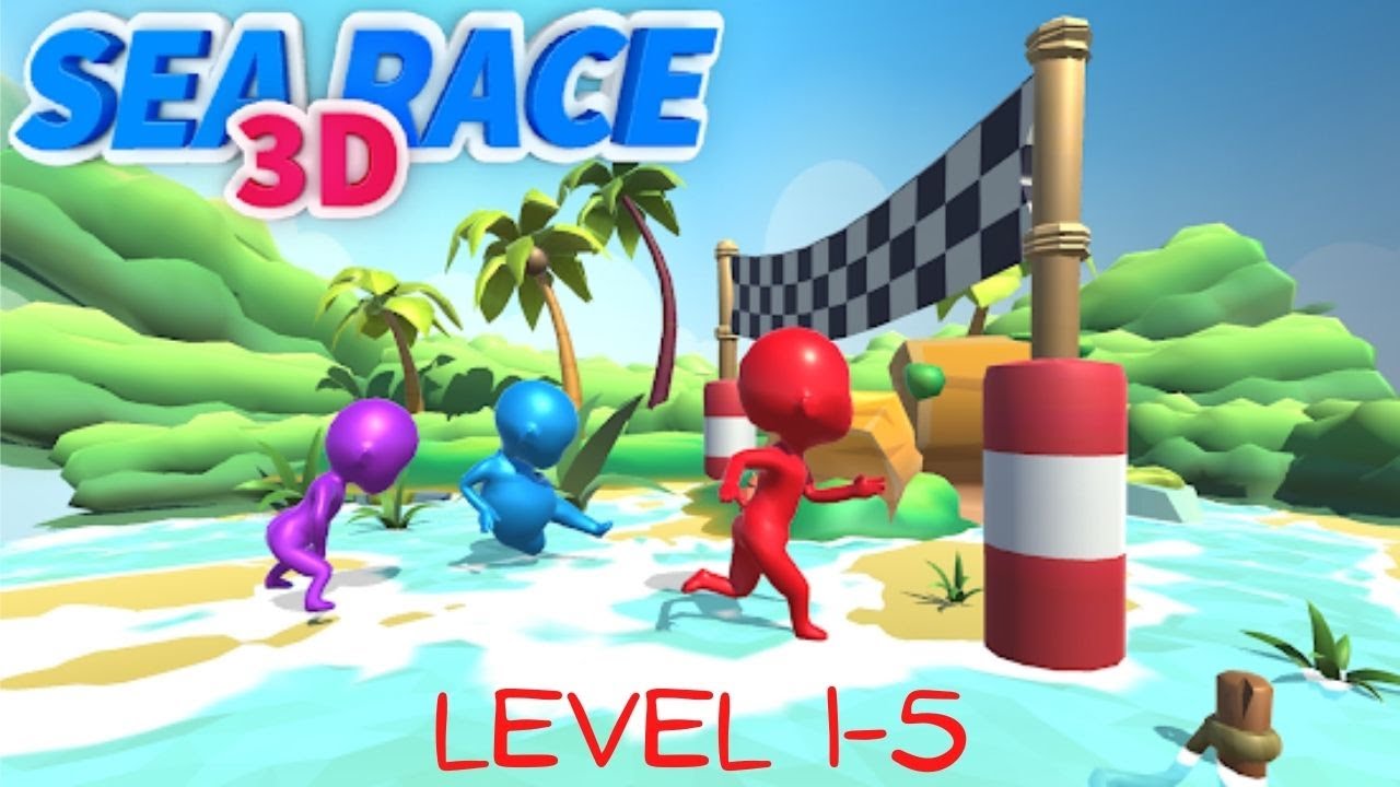 Fun Sea Race 3D | Level 1-5 
