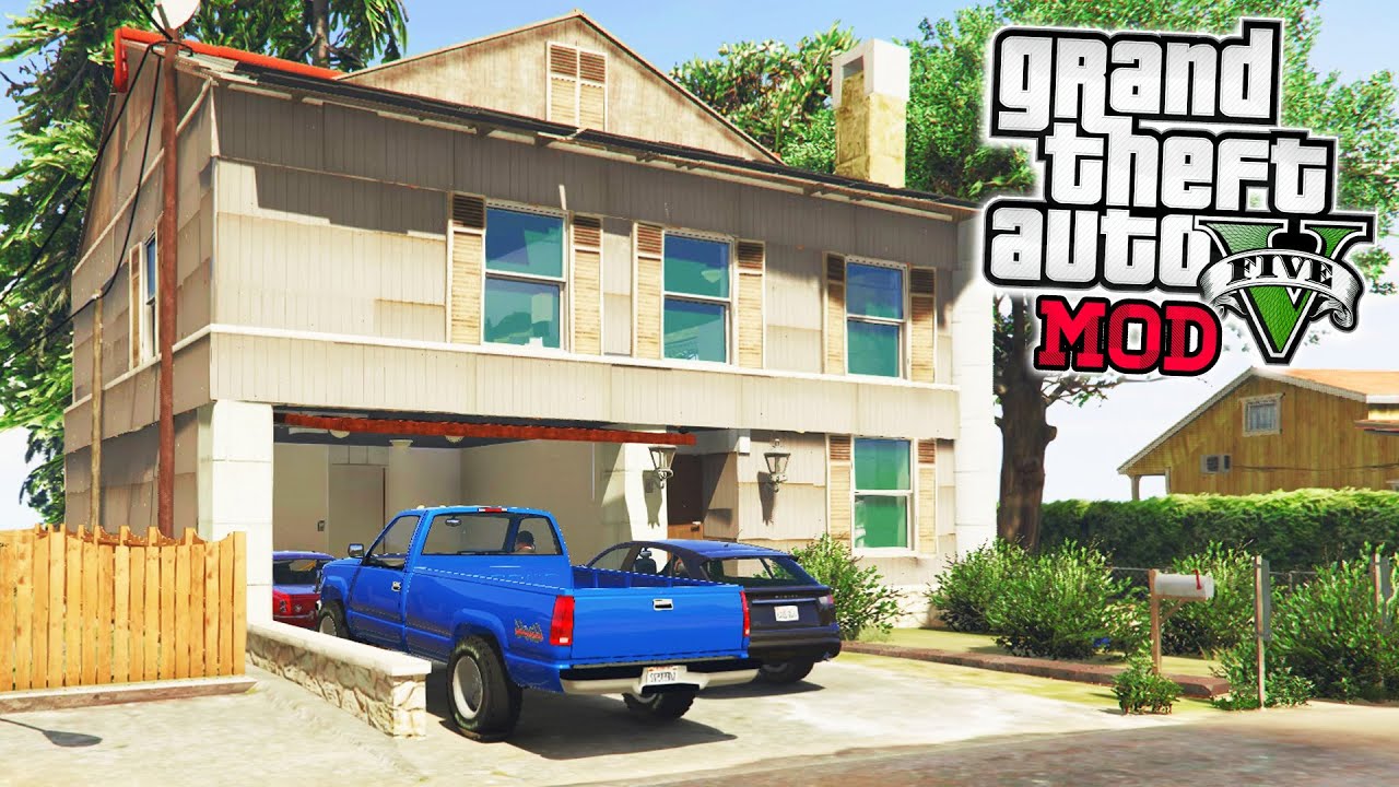 Gta v: casa de classe mÃdia americana! mod construções youtube Classe a casa