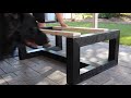 Outdoor Coffee Table | Backyard Outside Patio Table | How to Build Coffee Table (2021)