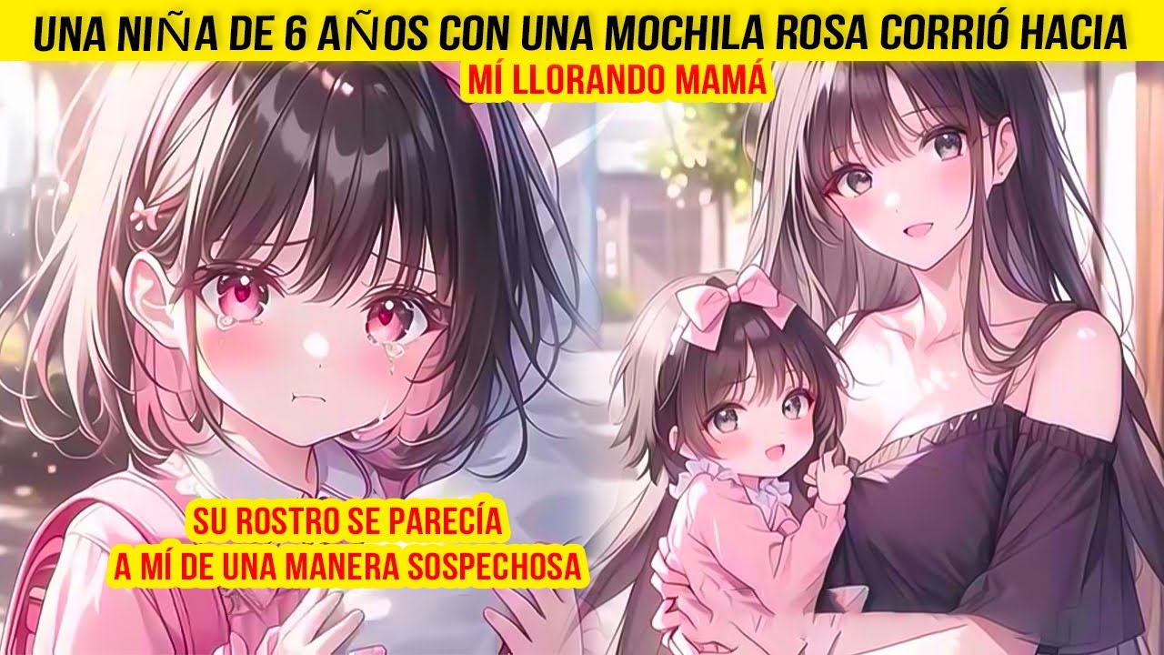Una Niña de 6 Años con una MOCHILA Rosa Corrió Hacia Mí Llorando MAMÁ | Aventura Cómic
